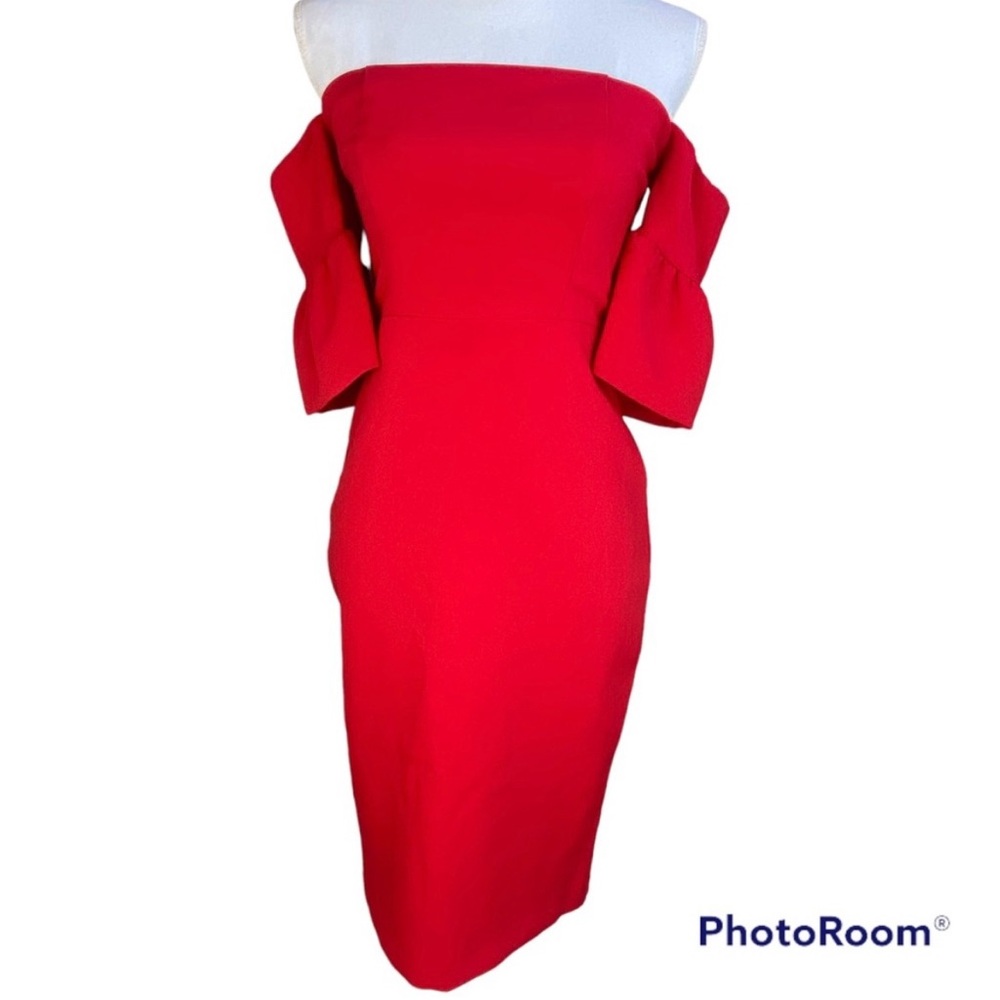 Karlie Red Dress Off the Shoulder